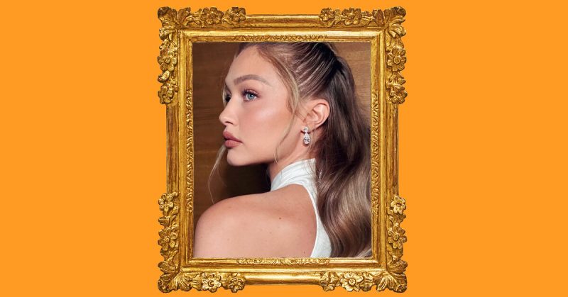 Джиджи Хадид отказалась от модных «размытых губ» ради этого соблазнительного макияжа из 90-х