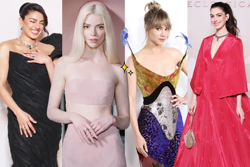 Лимонно-желтый, перья и серебро: 9 лучших звездных образов марта-2026