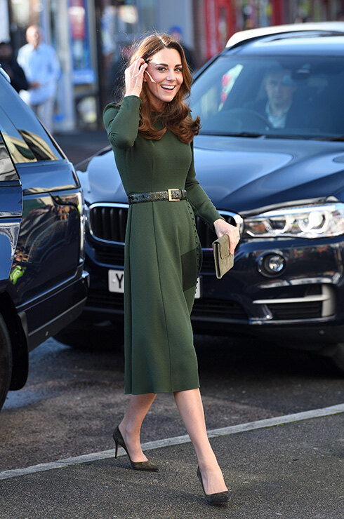 Под цвет глаз: учимся у Кейт Миддлтон носить одежду зеленых оттенков