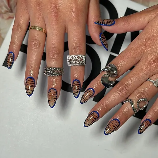 Тигриный маникюр: 4 модных варианта анималистичного маникюра на весну 2026