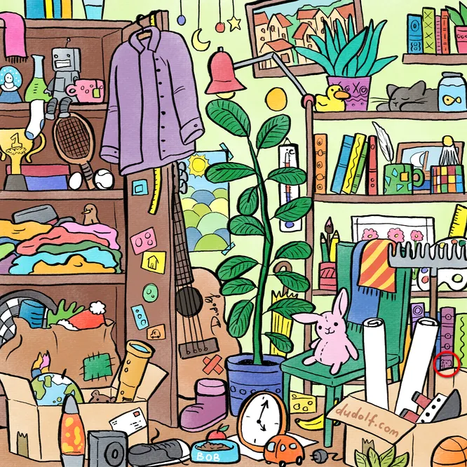 Тест для самых внимательных: найди слона на картинке!