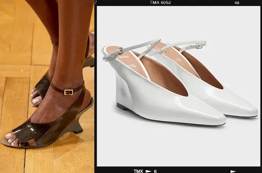 Модные туфли 2026: обновлённая танкетка в тренде