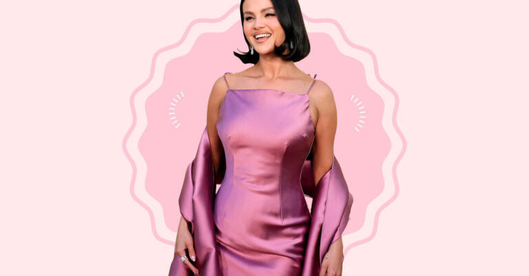 Румяные и сладкие: 5 идей праздничного маникюра как у Селены Гомес