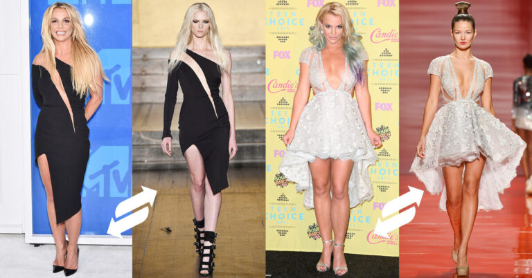 Бритни Спирс против моделей: кто круче (и горячее) выглядит в нарядах с подиума