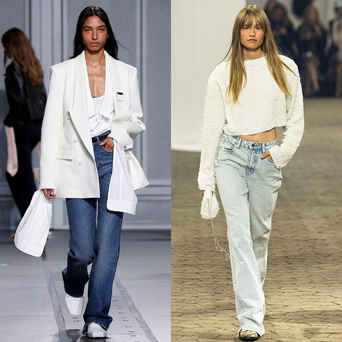 Фасоны джинсов, которые будут в моде в 2024 году: стильная шпаргалка