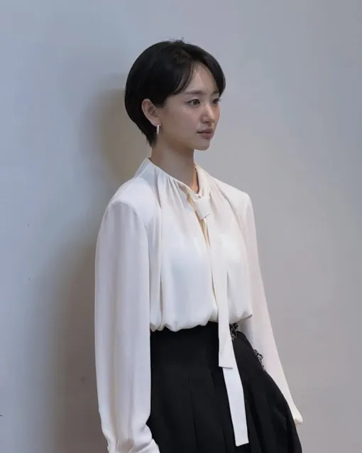 Джи-ан показала свое видение каре с челкой