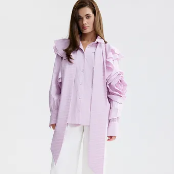 На весну тебе необходима рубашка с воротником-шарфом – вот доказательство! На весну тебе необходима рубашка с воротником-шарфом – вот доказательство!