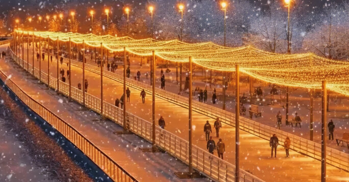 Музыка, лёд, миллионы огней: «Радио 7» приглашает на каток в Коломенском