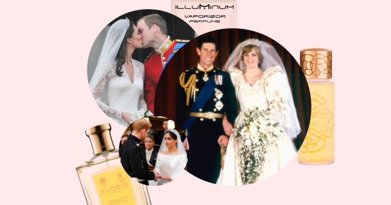 Какие духи выбрали на свадьбу Елизавета II, принцесса Диана, Кейт Миддлтон и Меган Маркл