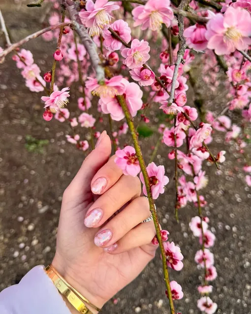 Весенний маникюр с цветами сакуры: 8 идей для вдохновения Весенний маникюр с цветами сакуры: 8 идей для вдохновения