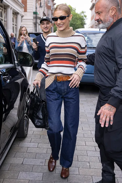 Модные образы с джинсами: вдохновение от Беллы Хадид и других звёзд Модные образы с джинсами: вдохновение от Беллы Хадид и других звёзд