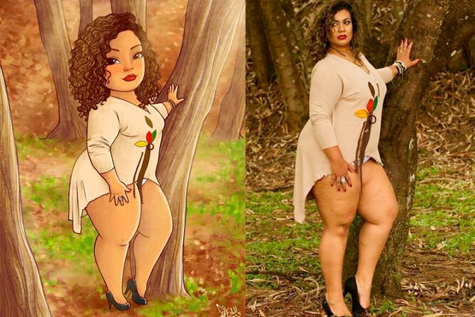 Шикарные пышечки: художник рисует полных женщин, чтобы избавить их от комплексов