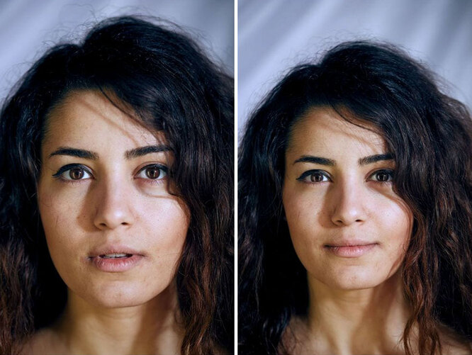 Фотограф снимает «голые портреты»: определи, на каком снимке модель без одежды