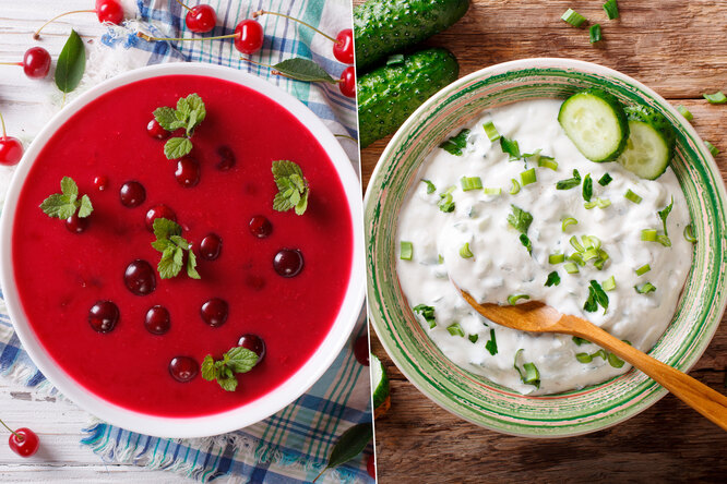 Как приготовить лучшие супы для лета: таратор, венгерского вишневый суп, холодник, рецепты и фото