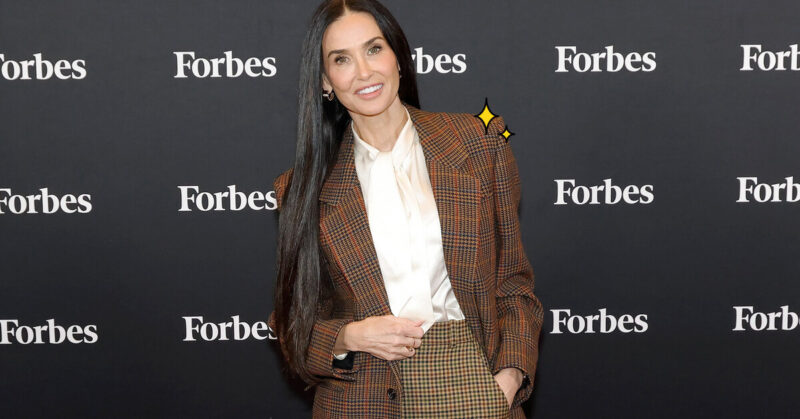 Не покупай деловой костюм, пока не увидишь этот образ Деми Мур Не покупай деловой костюм, пока не увидишь этот образ Деми Мур