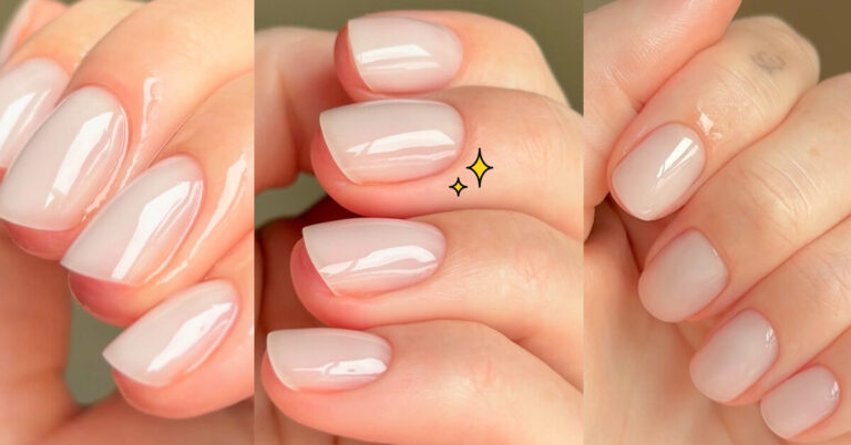 Как выглядит самый модный нюдовый маникюр осени-2025: 5 вариантов ванильного стекла