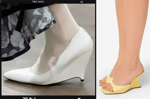 Модные туфли 2026: обновлённая танкетка в тренде