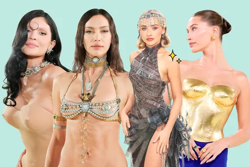 Облились золотом и завернулись в пленку: 7 лучших «голых» платьев Met Gala-2026