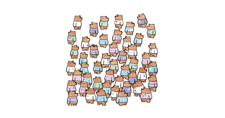 Тест: найди медведя в необычном свитере и докажи, что входишь в 5% людей с великолепной зрительной памятью!