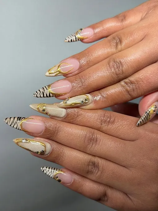 Тигриный маникюр: 4 модных варианта анималистичного маникюра на весну 2026